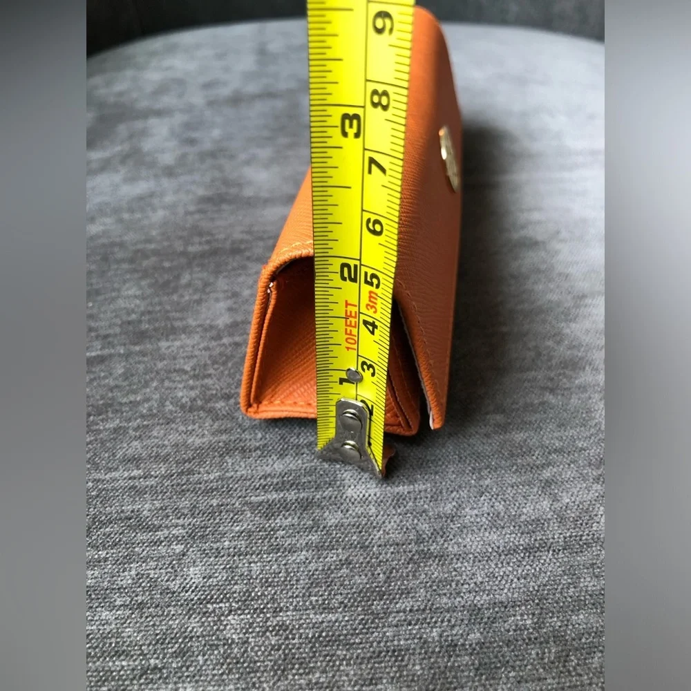 Orange Narrow Tory Burch Eyeglasses Case